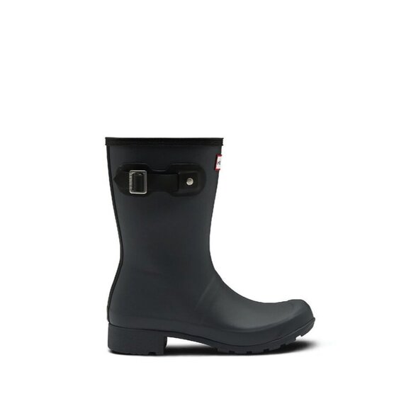 Hunter Women's Original Short Casual Boots Black Size 11 - Brand New In Box - Picture 3 of 7